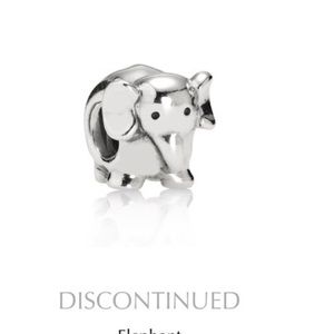 Pandora Elephant Retired Charm Rare